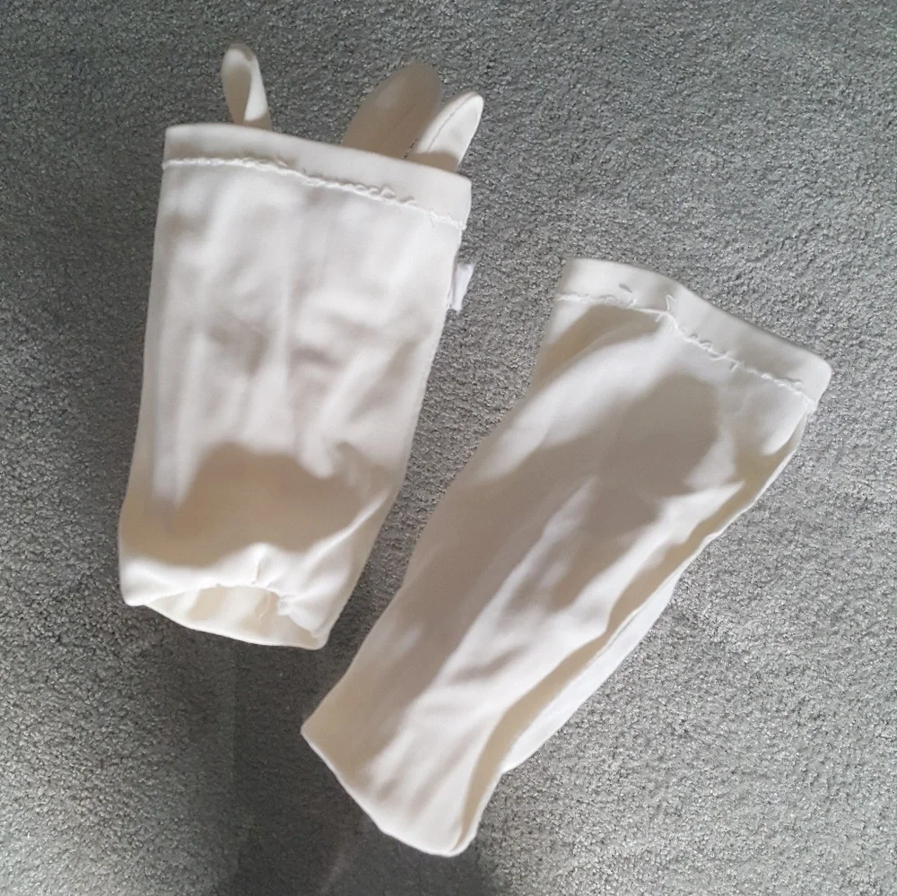 Vintage 60's elegant formal  long wedding gloves